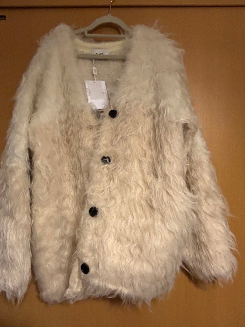 トップス BI COLOR SHAGGY KNIT CARDIGAN