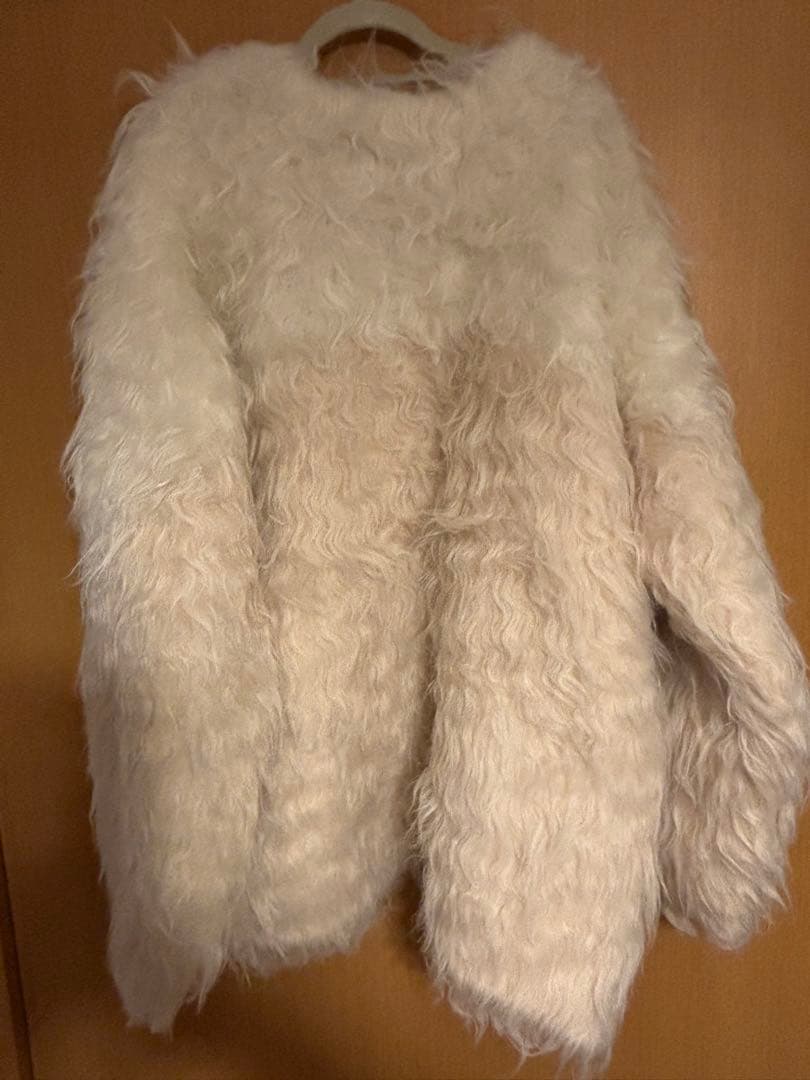 トップス BI COLOR SHAGGY KNIT CARDIGAN