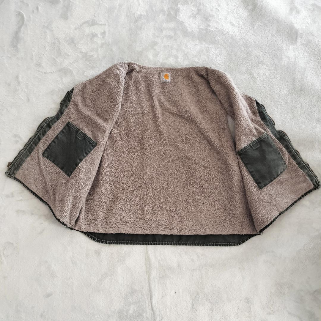 専用鬼フェード Carhartt ダックベスト V26 MOS 裏ボア 3XL