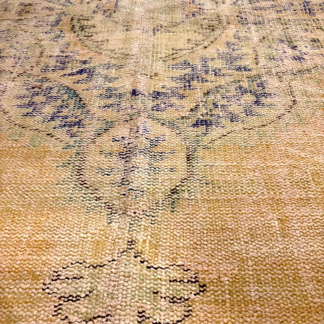 トルコ製ヴィンテージラグ150✖️104ナチュラルベージュラグ