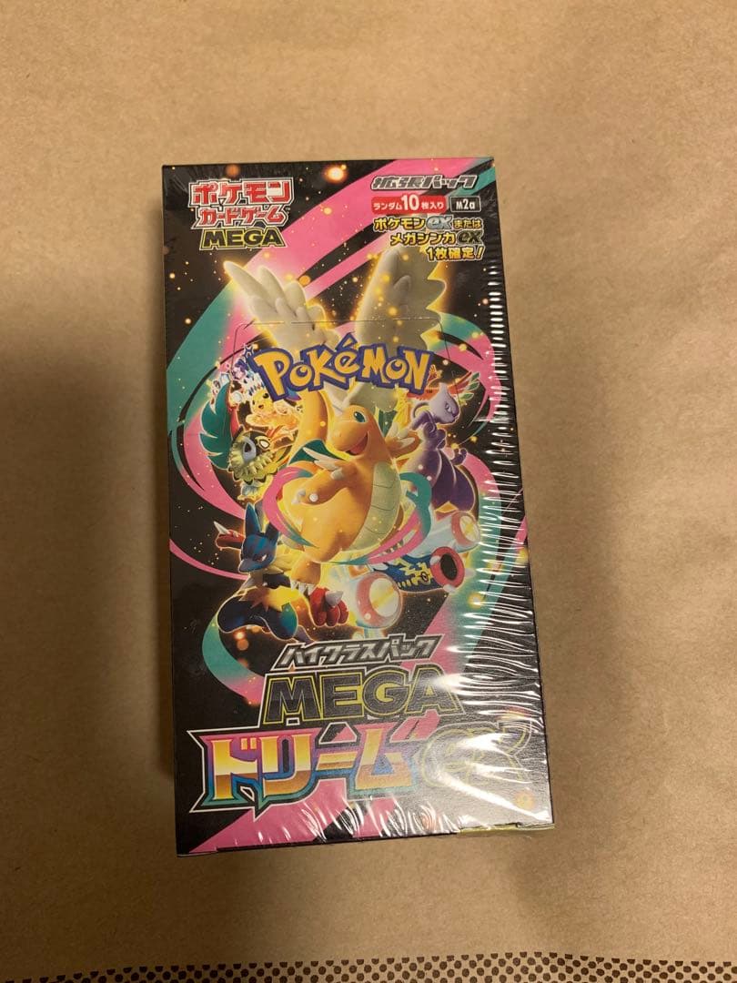 シュリンク付き　ポケモンカードゲーム MEGA ドリーム 10パック入り