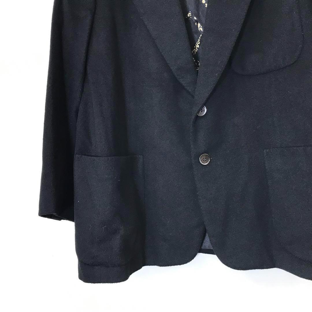 最高級 ZILLI ピュアカシミヤジャケット テーラード シングル 裏総柄