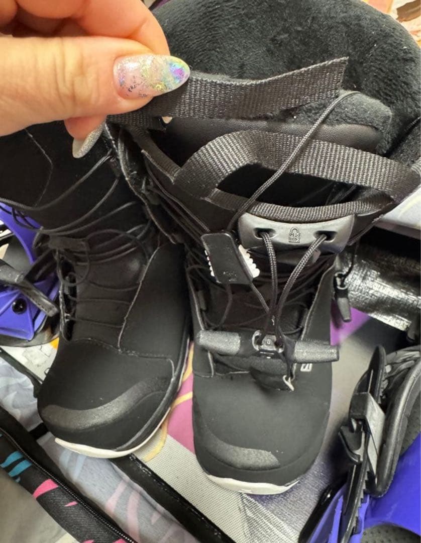 K*j様 サロモン　Kiana スノーボードブーツ ブラック 24センチ