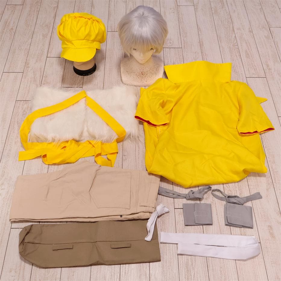 Dr.STONE　ドクターストーン　西園寺羽京　衣装＋ウィッグ　Ｍ