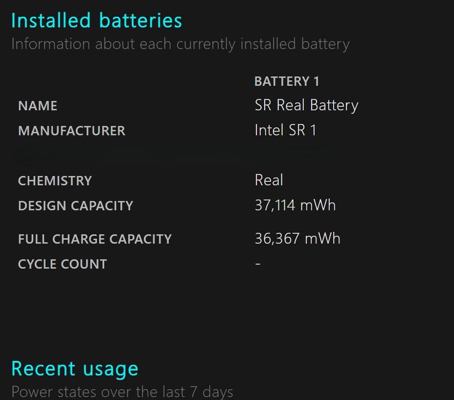 Chuwi Hi10 Max N100 バッテリー性能約98%