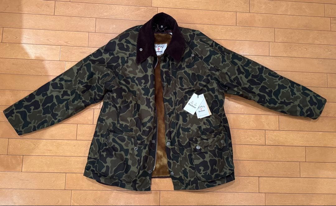 Barbour × NOAH Camo Bedale カモ ビデイル　タグ付き