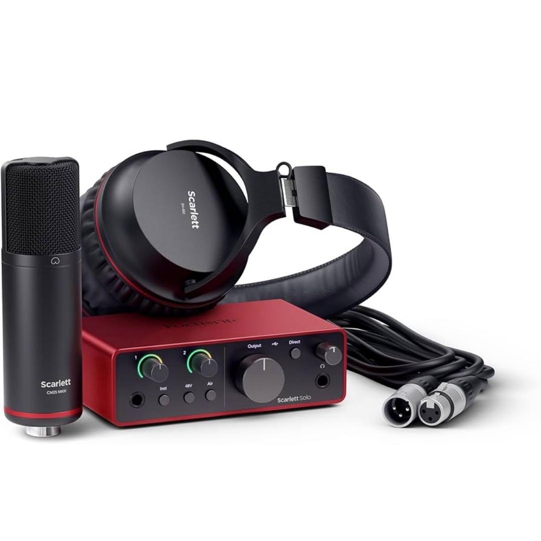 【極美品】Focusrite Scarlett Solo Studio 第4世代