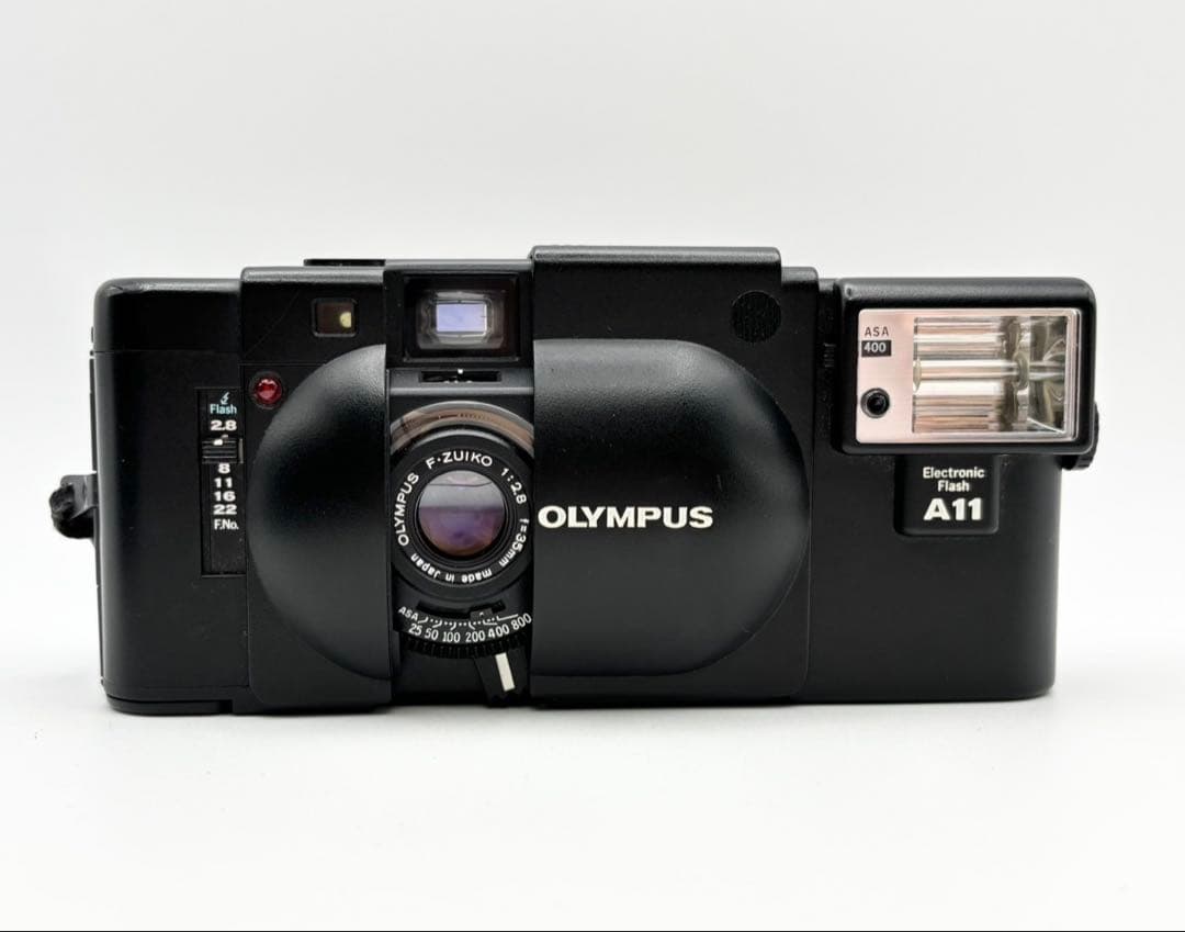 【動作品 ケース付】OLYMPUS XA A11 コンパクトフィルム 動作確認済