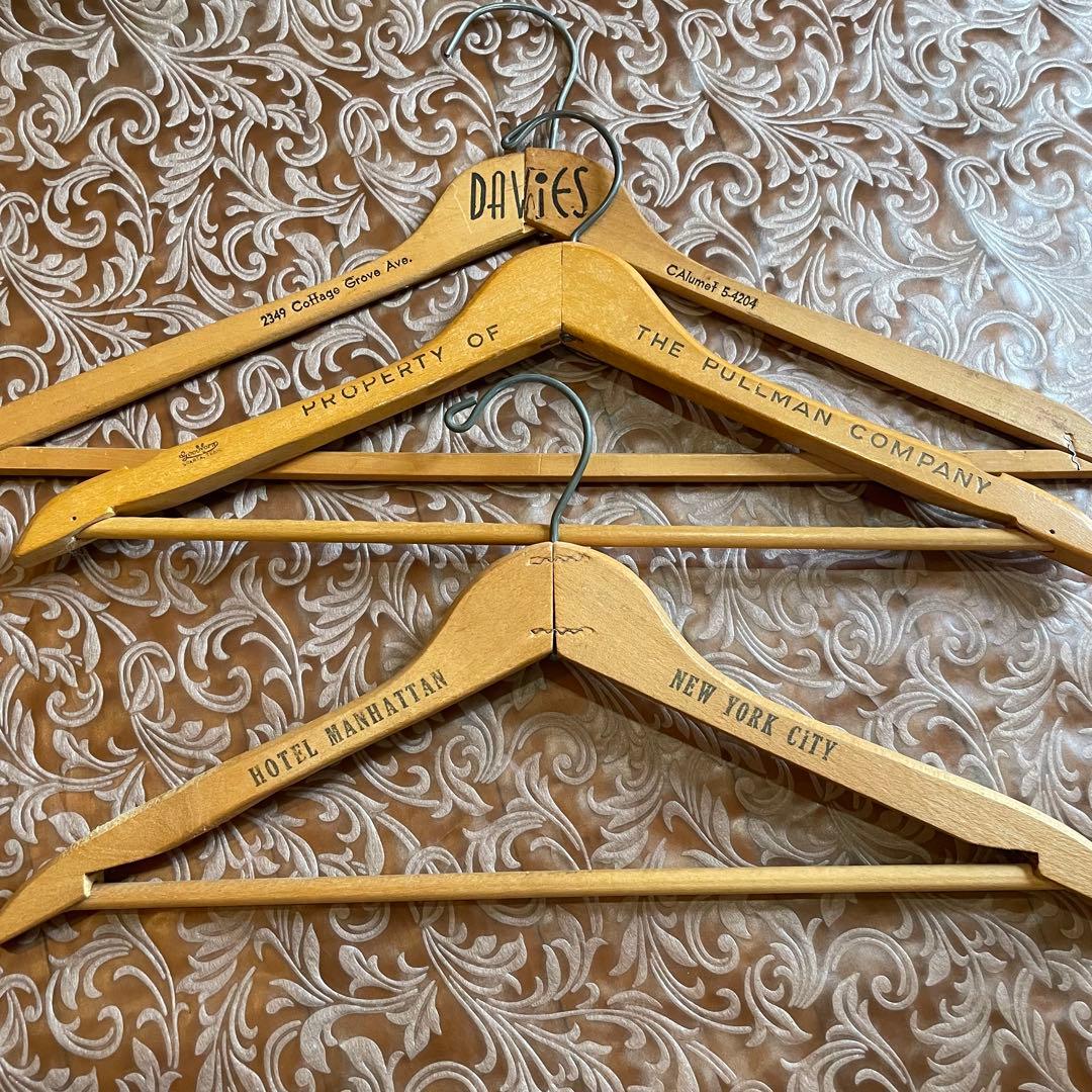 イッヌ様ご確認専用 ヴィンテージハンガー おまとめ8本