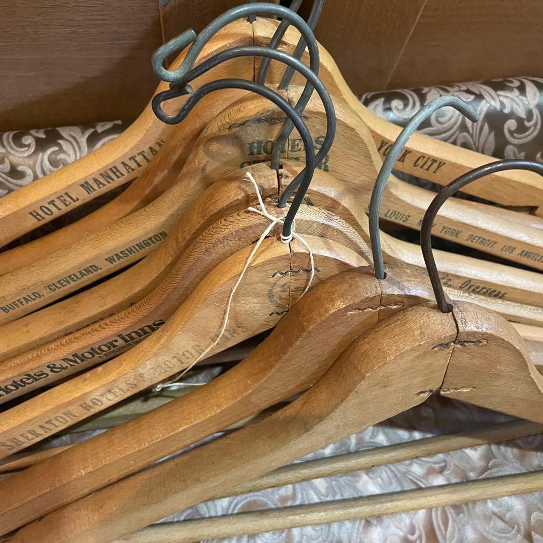 イッヌ様ご確認専用 ヴィンテージハンガー おまとめ8本