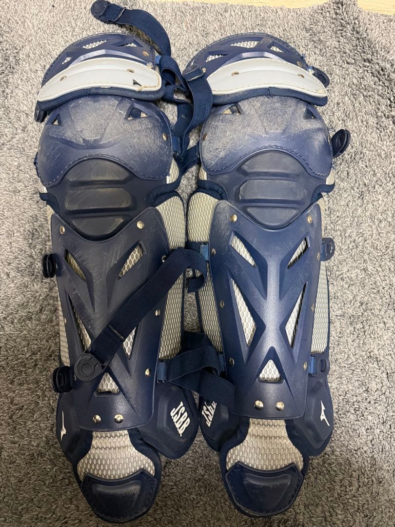 ミズノプロ軟式キャッチャー防具セット ネイビー