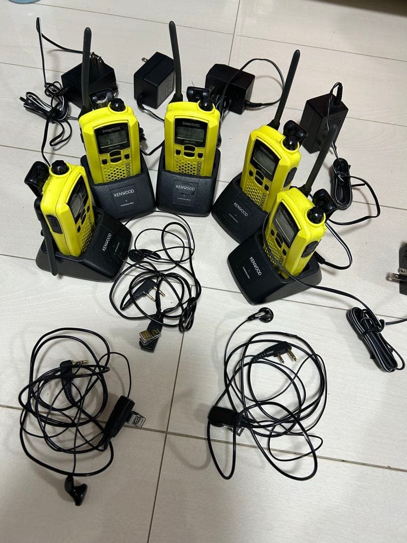 KENWOOD UBZ-LP20トランシーバー インカム　5台セット