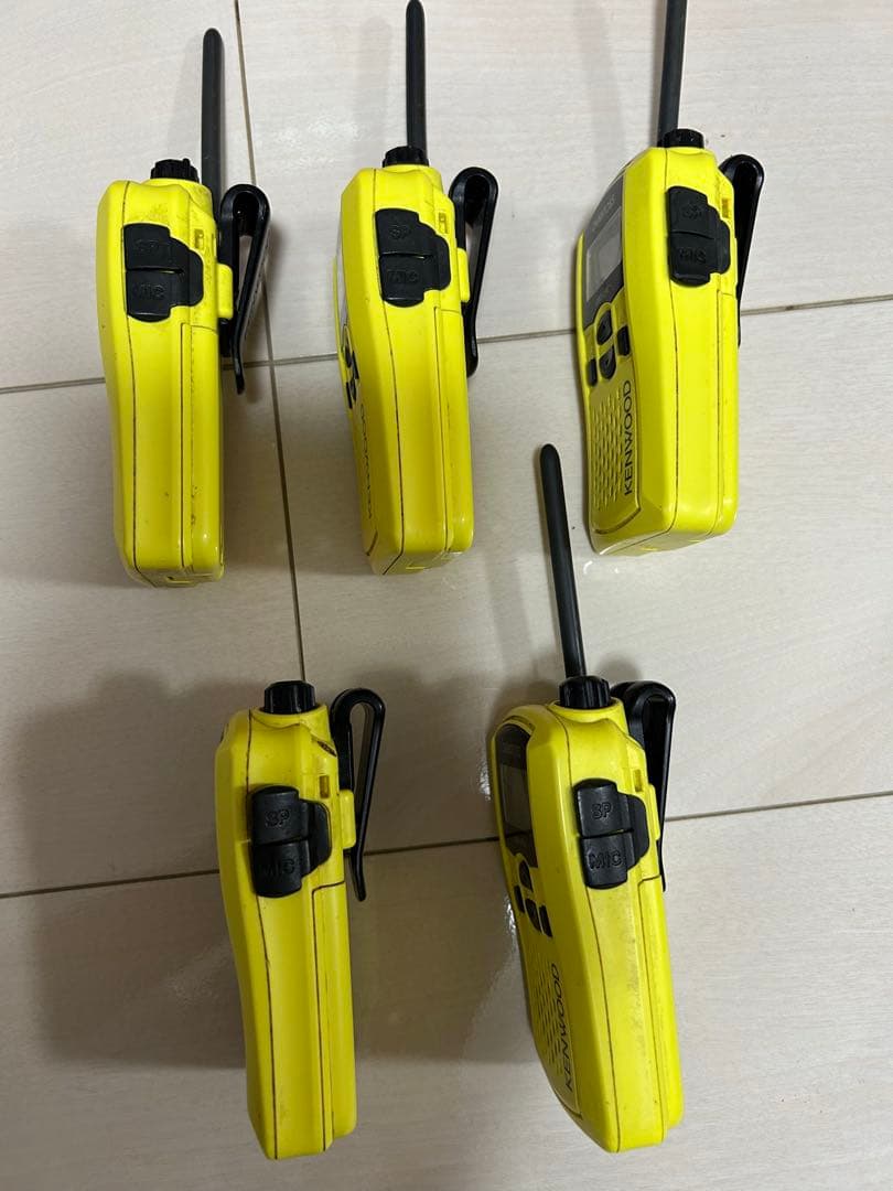 KENWOOD UBZ-LP20トランシーバー インカム　5台セット