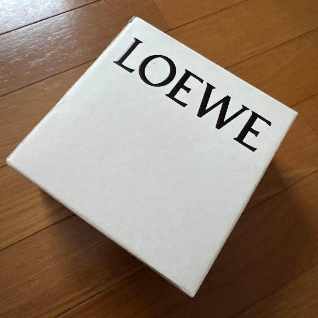 LOEWE ブラックレザー ケース ショルダー