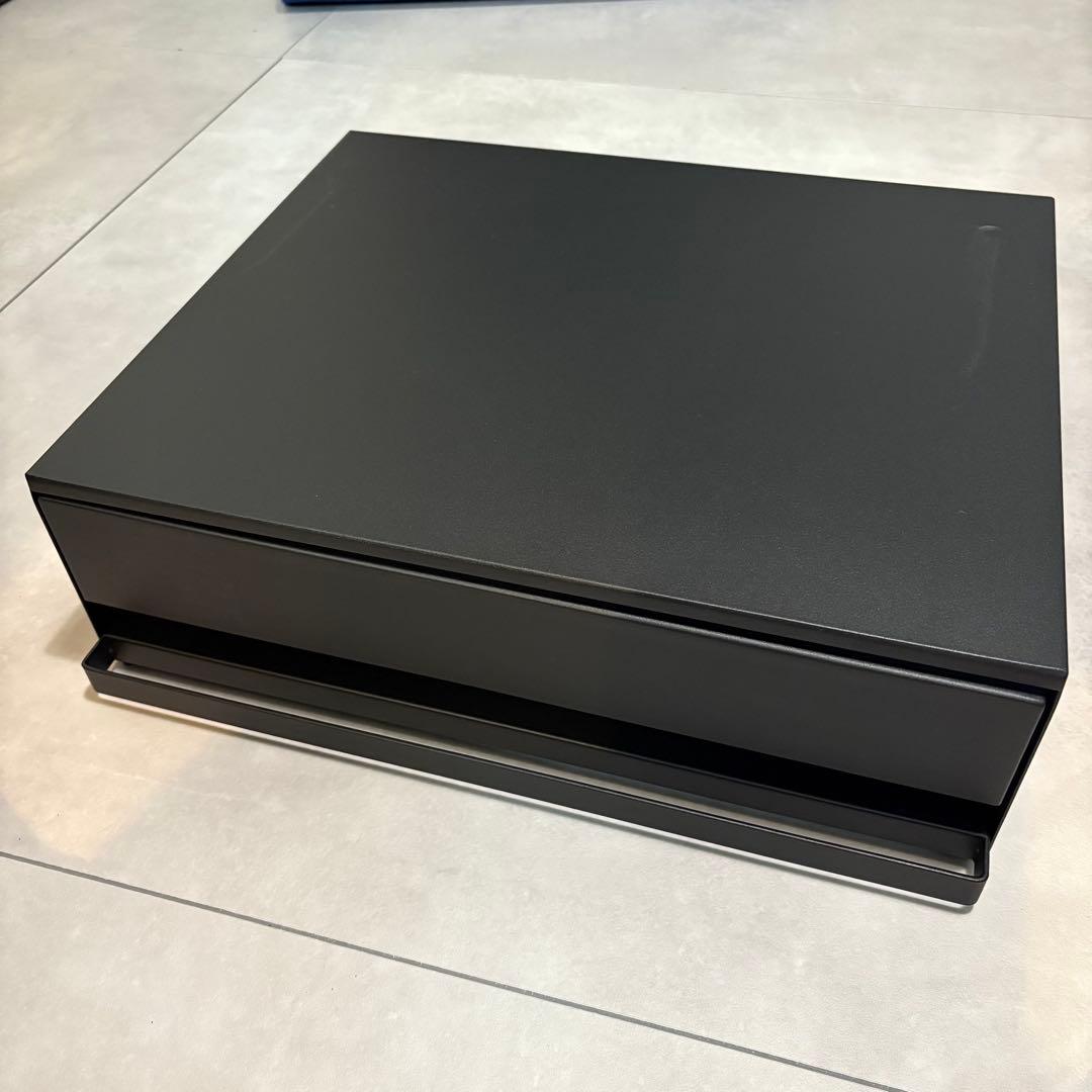 山崎実業 レンジラック スライドテーブル+引き出し 幅45cm