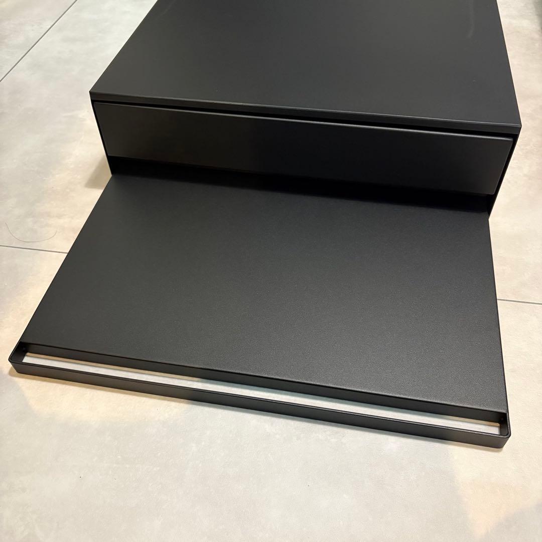 山崎実業 レンジラック スライドテーブル+引き出し 幅45cm