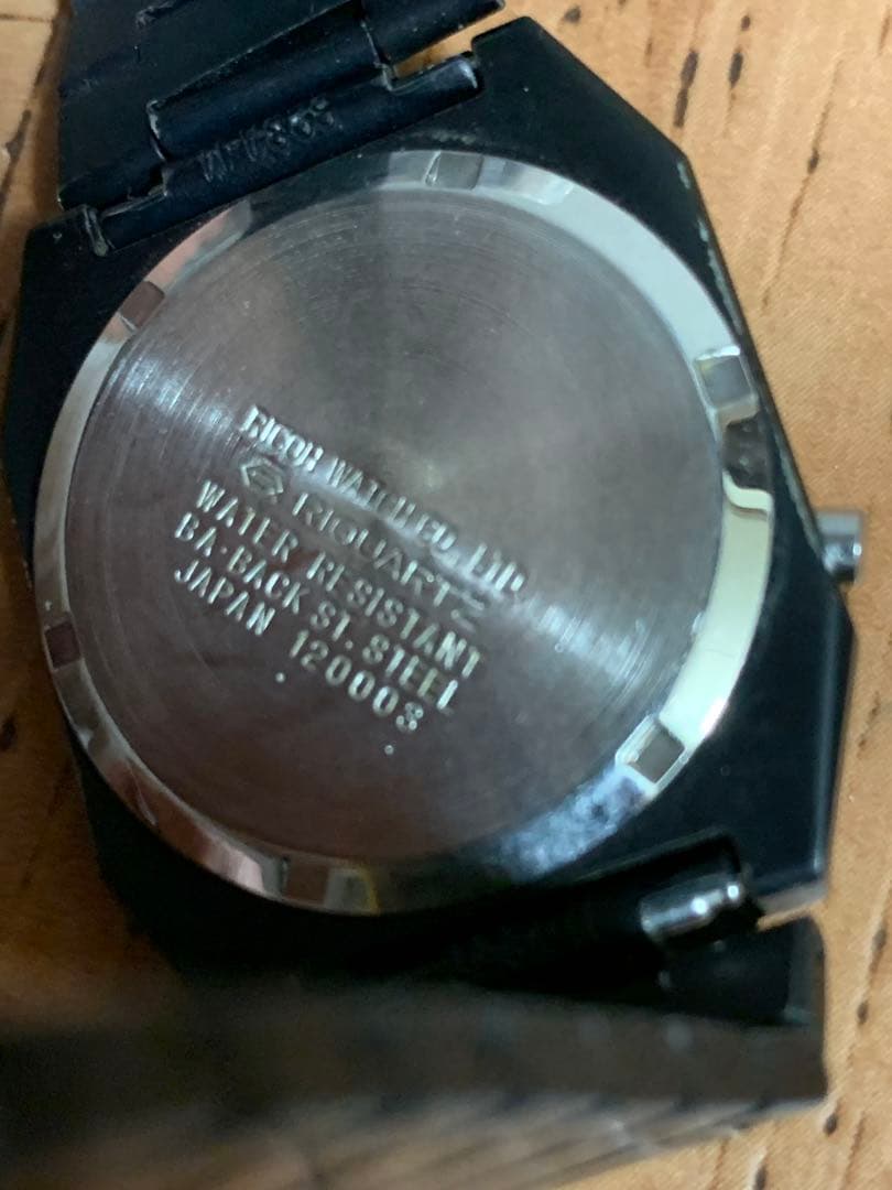 RICOHリコDUALTIME CHRONOGRAPH RIQUARTZデジアナ