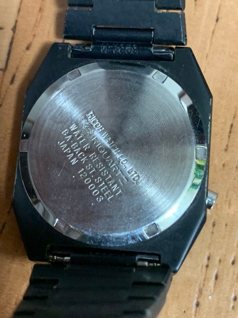 RICOHリコDUALTIME CHRONOGRAPH RIQUARTZデジアナ