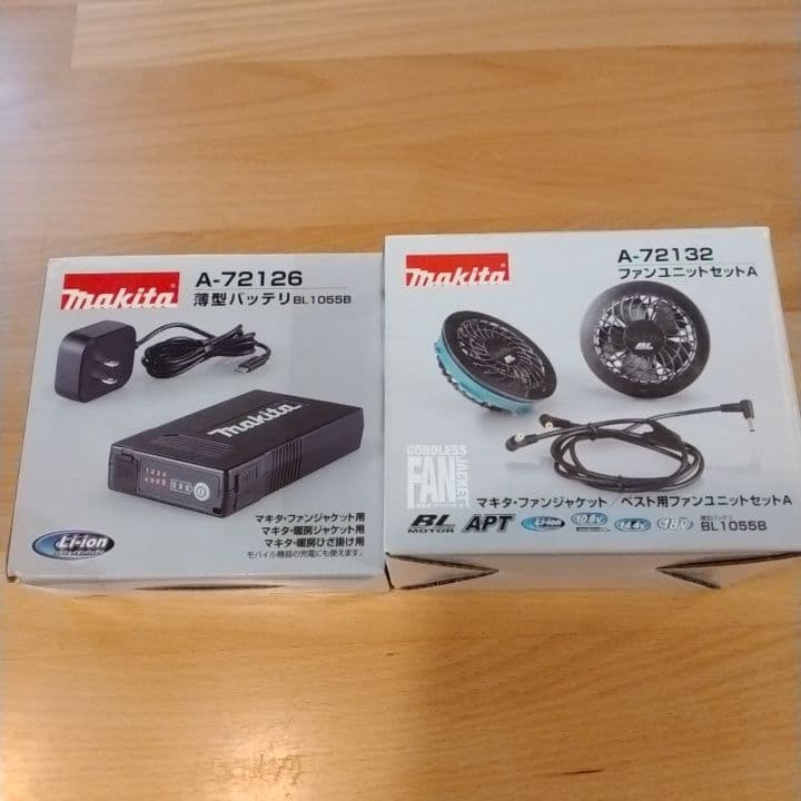 【新品未使用】Makita A-72132 ファン・A-72126 バッテリー