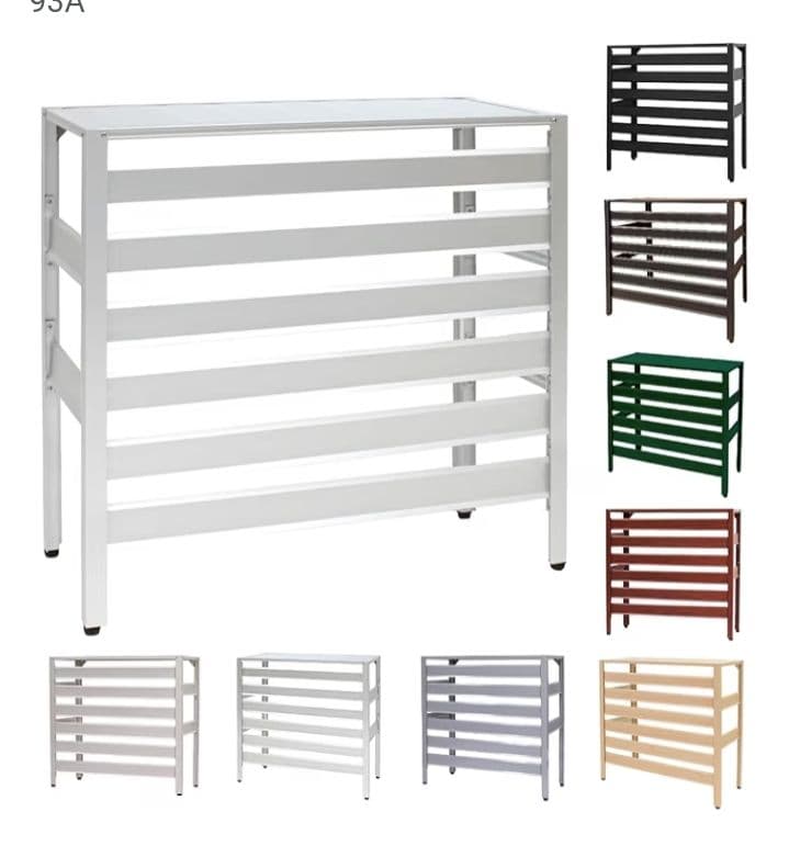 アルマックス アルミ製室外機カバー アルマイトシルバー KB-93A つ317