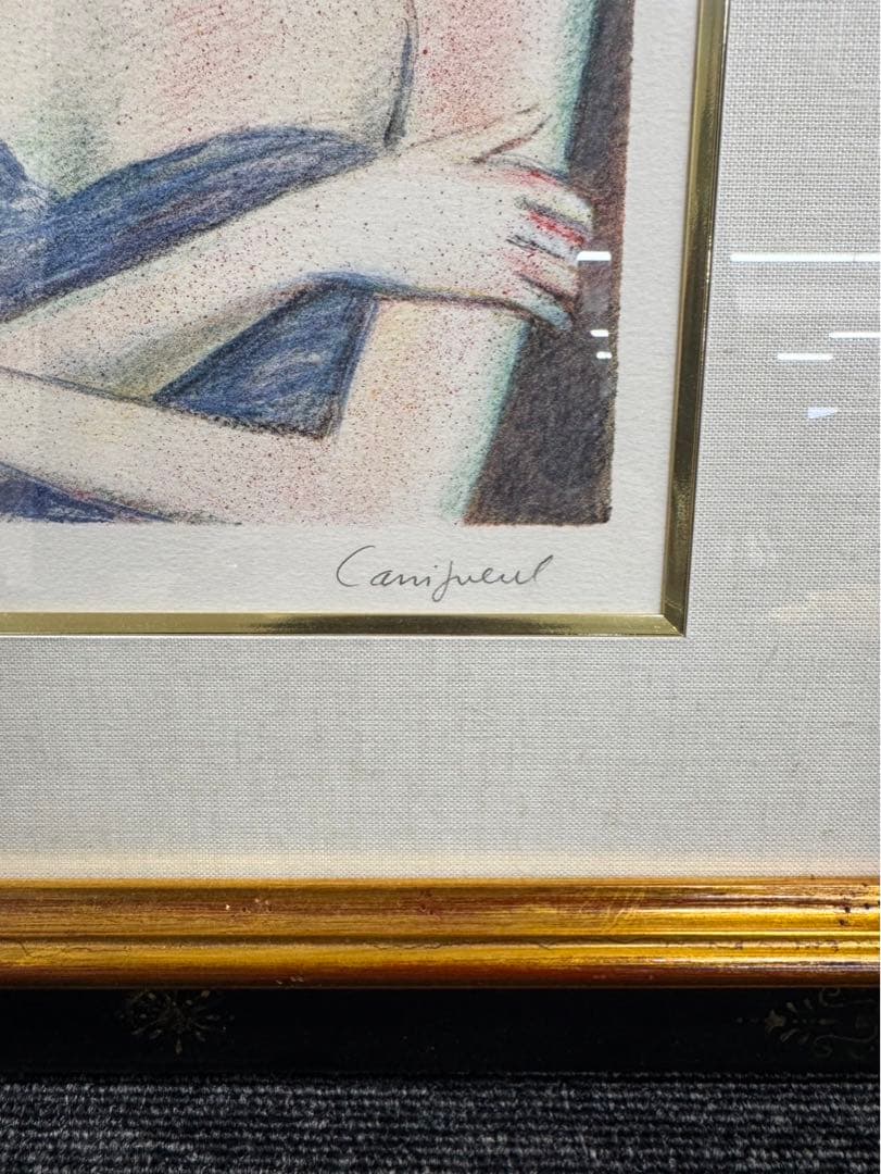 リトグラフ カシニョール　カメオ　EA 直筆サイン