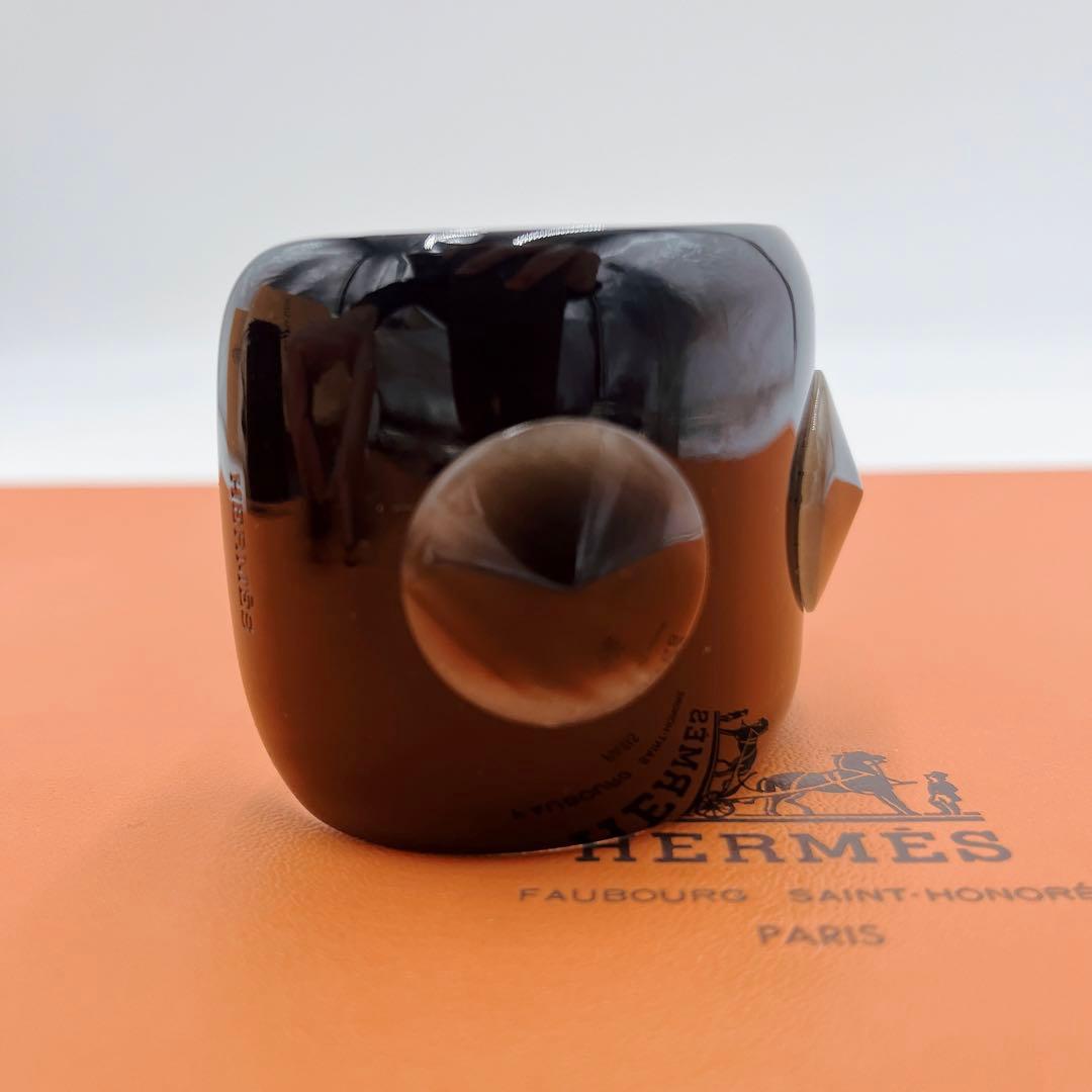 【未使用級極稀少】HERMES バッファローホーン バングル アヴァ HAVA