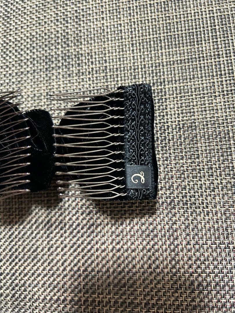 2025 Complex Biz コンプレックスビズ リボンベルベットコーム黒