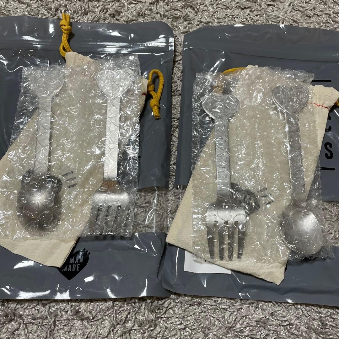 新品✤ HEART SPOON FORK SET HUMANMADE ４本セット
