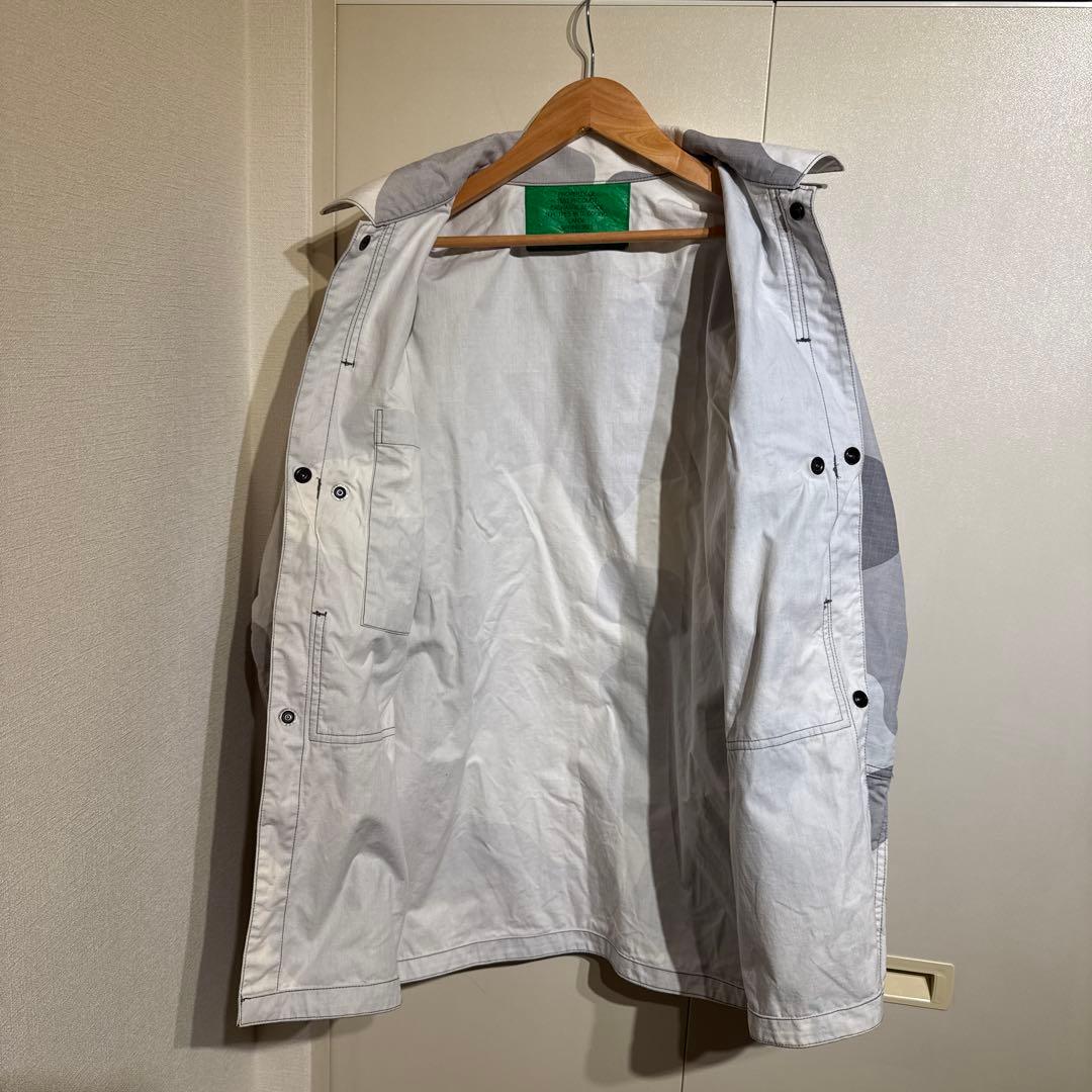 迷彩柄ハンタージャケット グレー・ホワイト