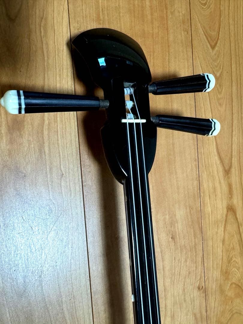 【美品】三線本体 蛇皮装飾