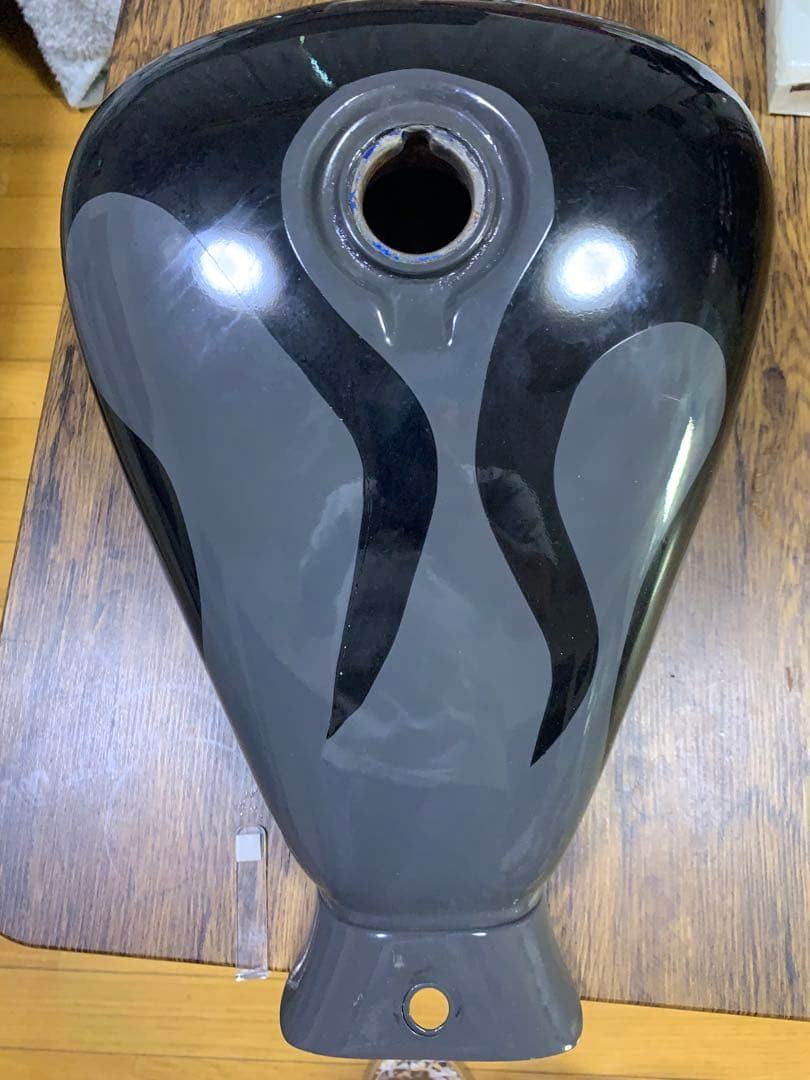 ジャズ50 グレー バイクタンク フレイムデザイン