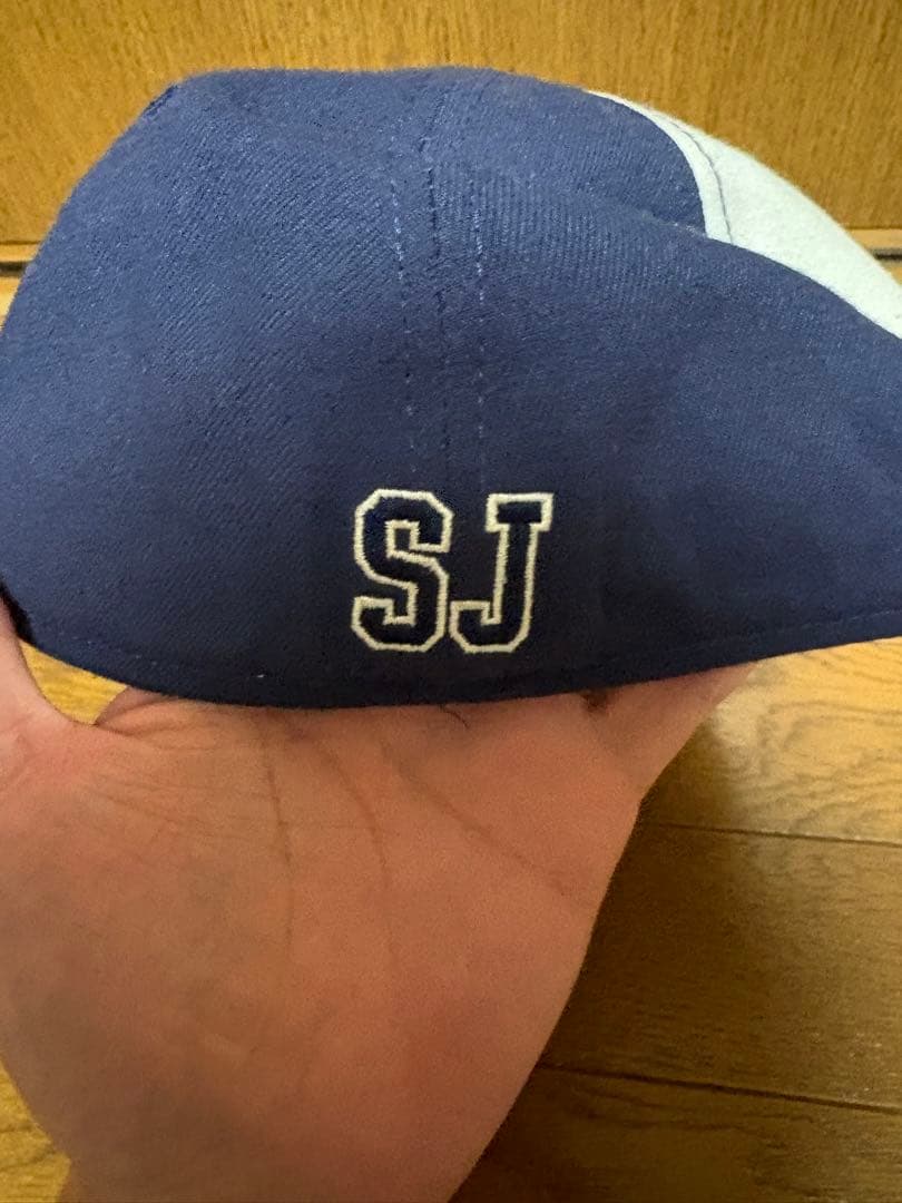SEAN JOHN ネイビー/ホワイト キャップ 7 1/4