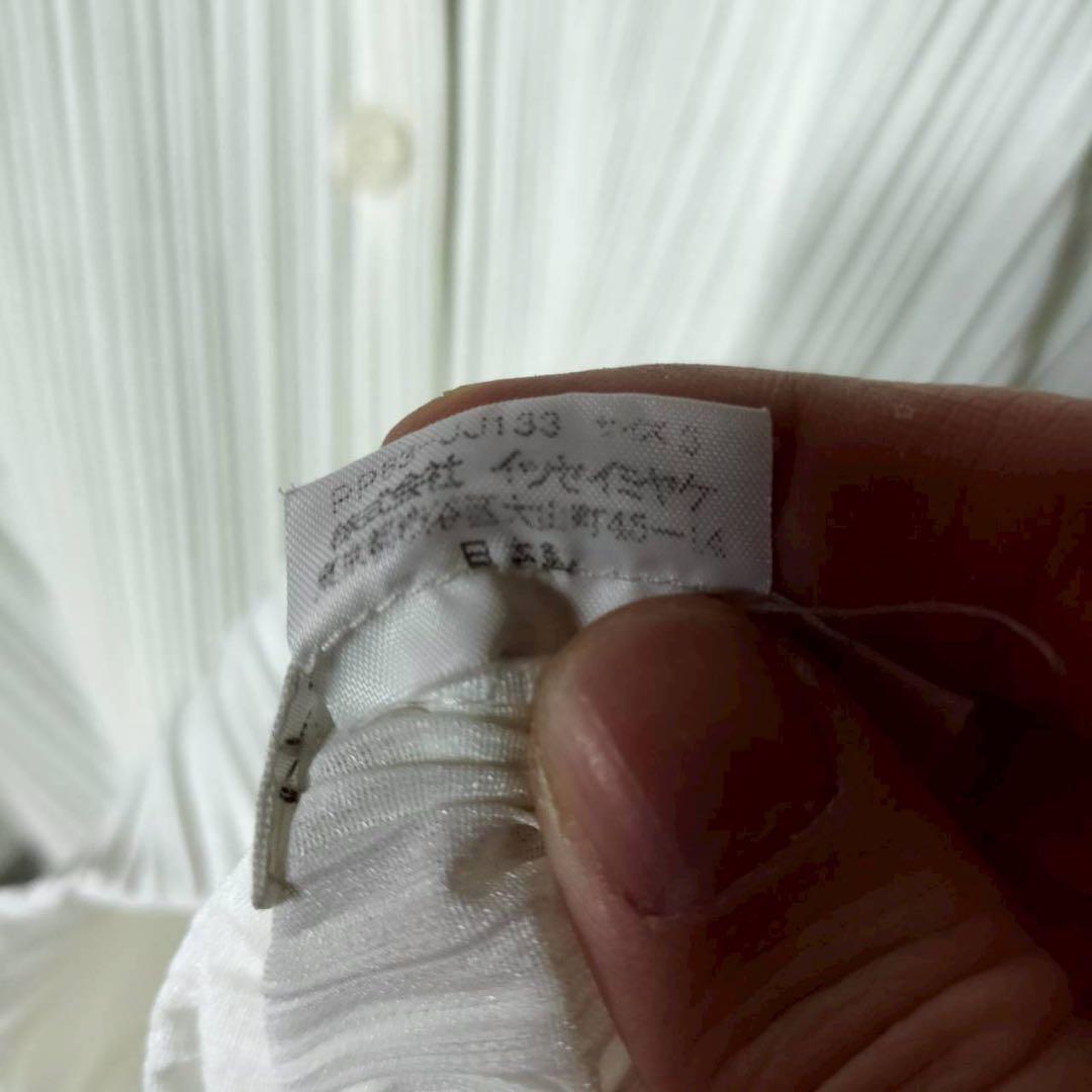 プリーツプリーズイッセイミヤケ ミドル丈ボレロカーディガン 開襟 オープンカラー