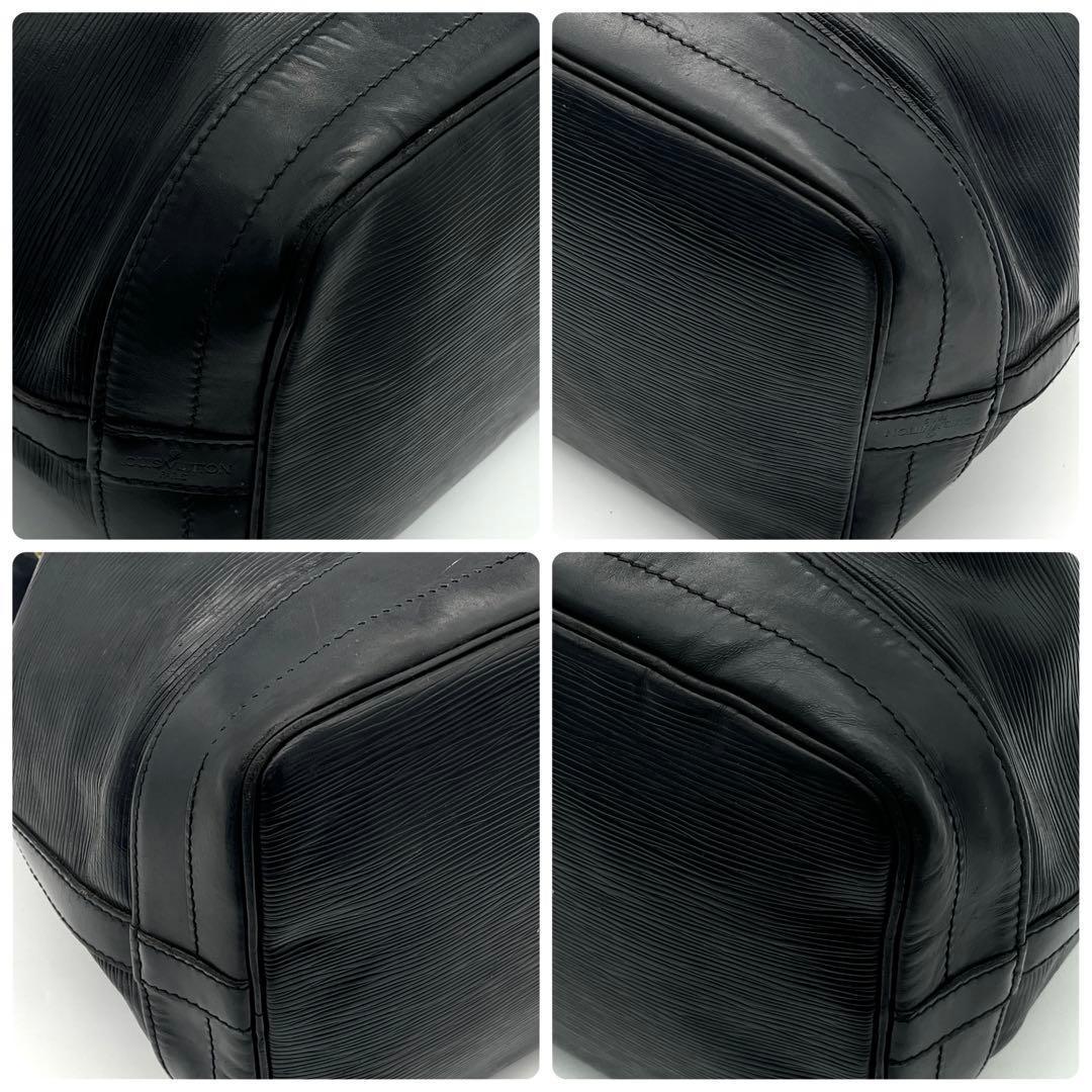 ルイヴィトン エピ ノエ ブラック　ハンドバッグ　レザー　黒　巾着バッグ