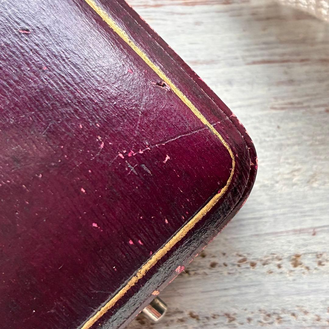 E英国イギリスアンティーク　ジュエリーケース　ブローチメダイ　ジュエリーボックス