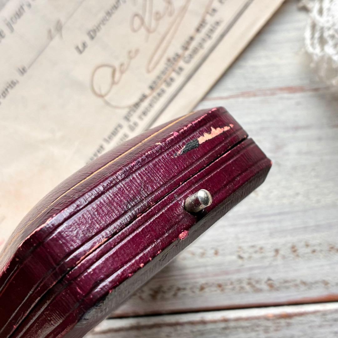 E英国イギリスアンティーク　ジュエリーケース　ブローチメダイ　ジュエリーボックス