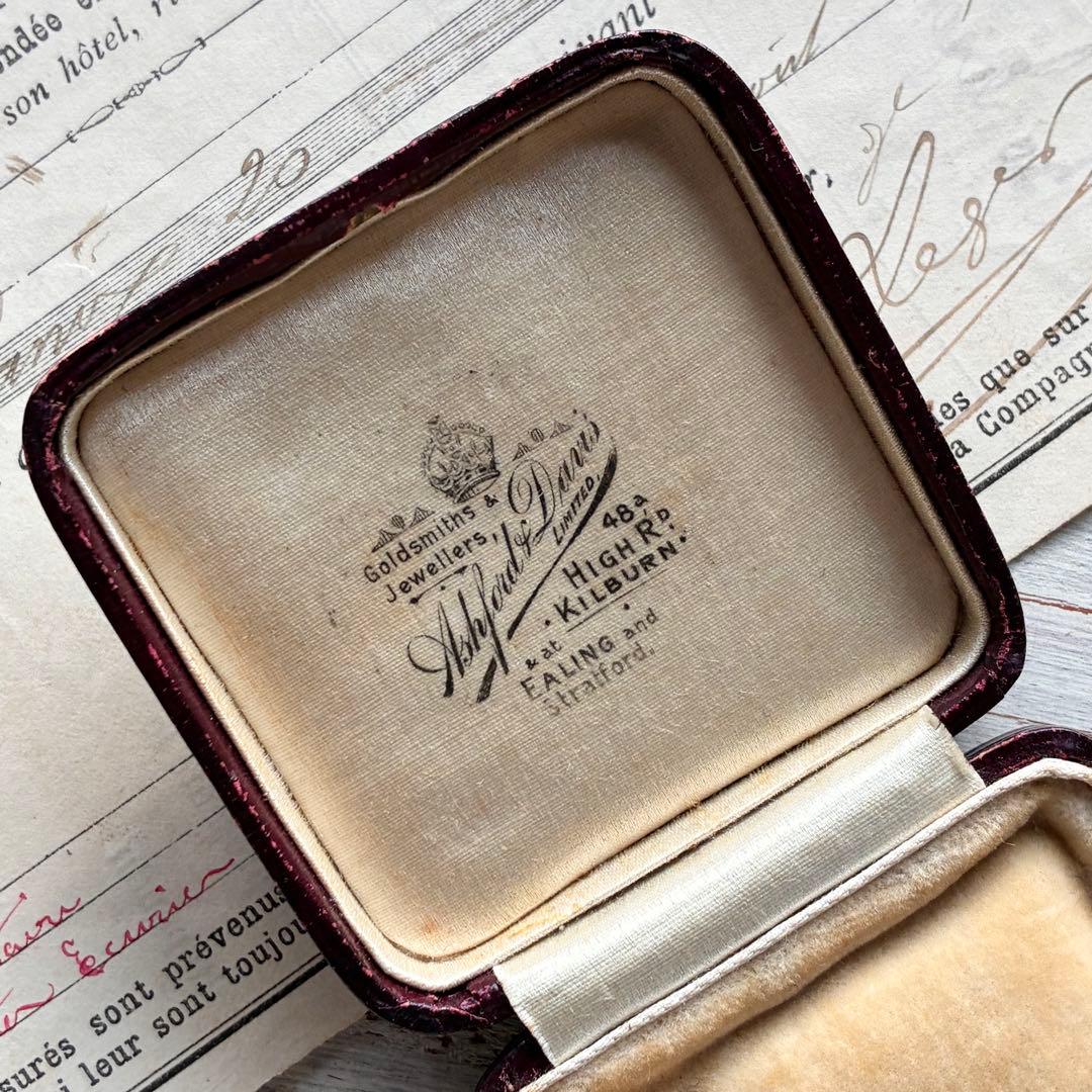 E英国イギリスアンティーク　ジュエリーケース　ブローチメダイ　ジュエリーボックス