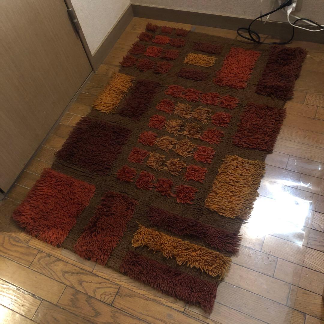 (1950s)-1960sミッドセンチュリー ラグ