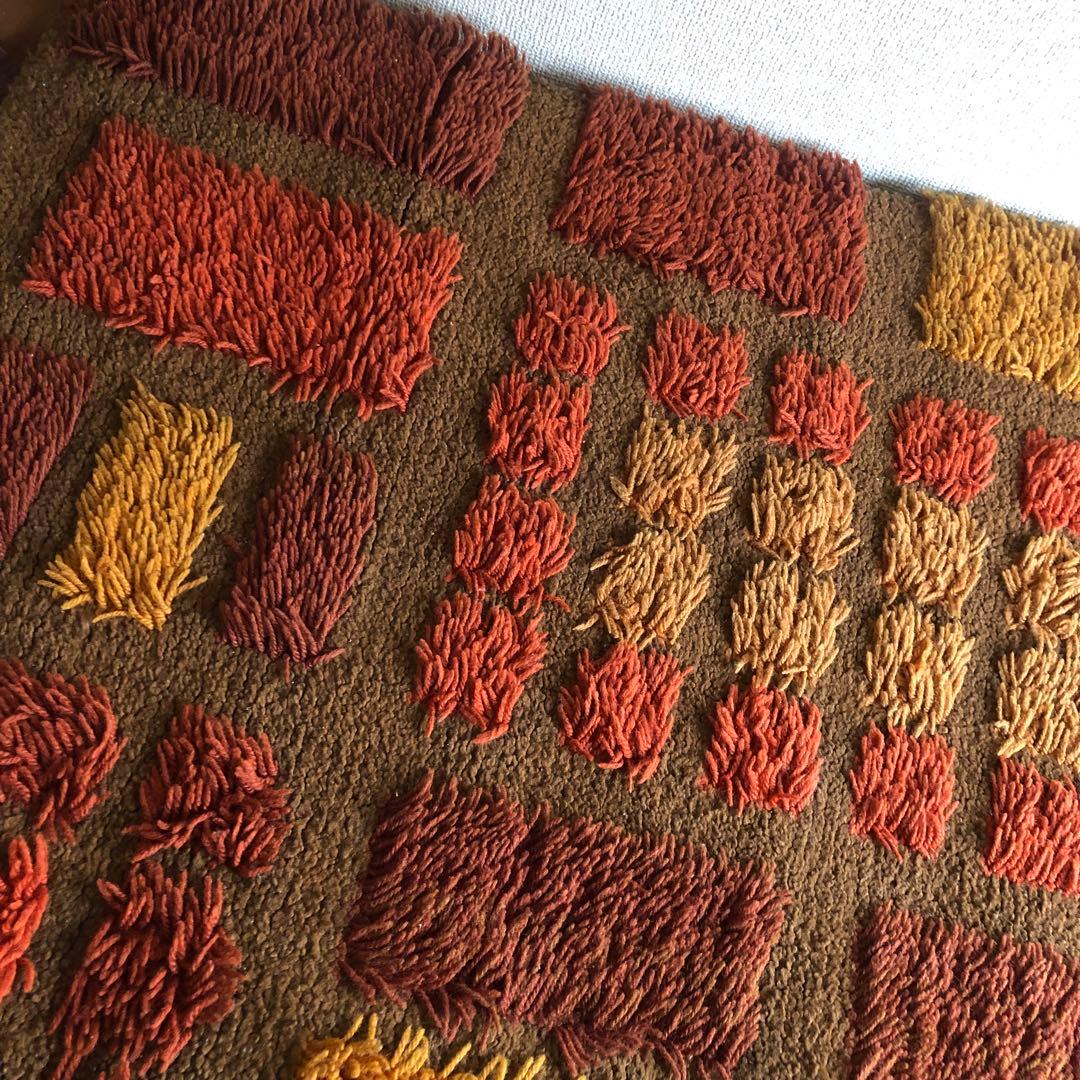 (1950s)-1960sミッドセンチュリー ラグ