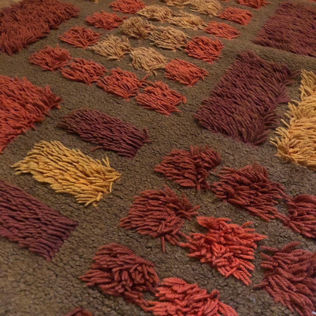 (1950s)-1960sミッドセンチュリー ラグ