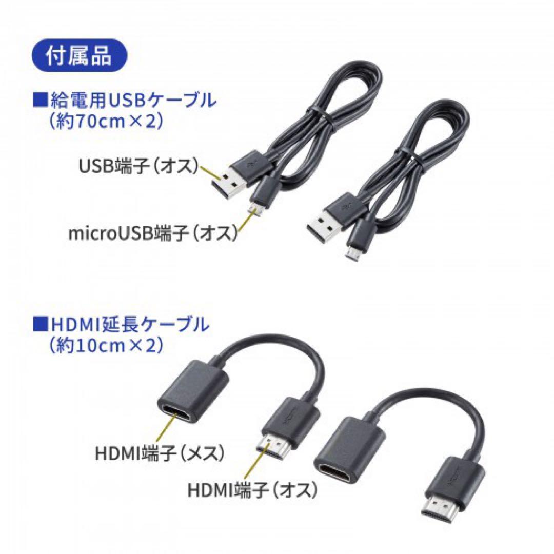 ワイヤレスhdmiエクステンダー VGA-EXWHD10
