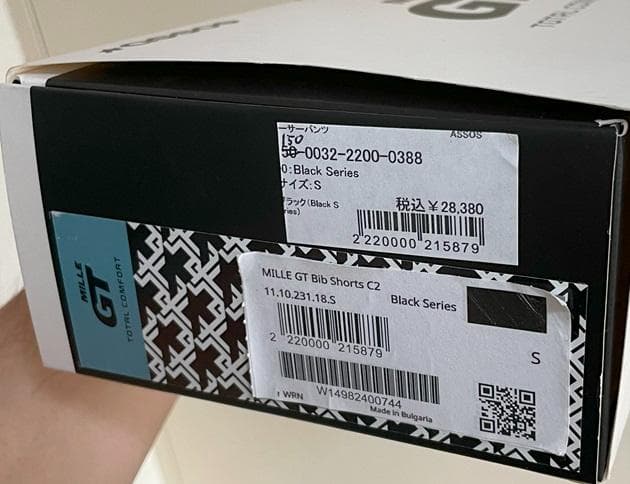 ASSOSアソスビブショーツMILLE GT BibShorts C2 S 美品