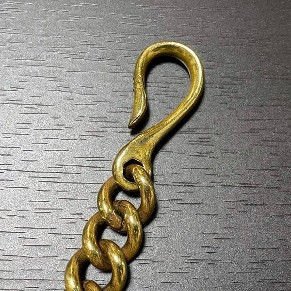 希少 WEIRDO スパナウォレットチェーン ブラス製ゴールド GLADHAND