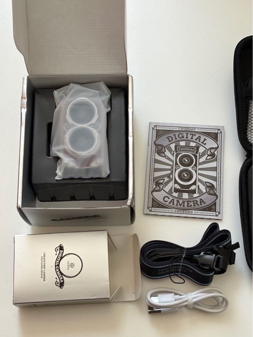 CHUZHAO 二眼レフカメラ レッド