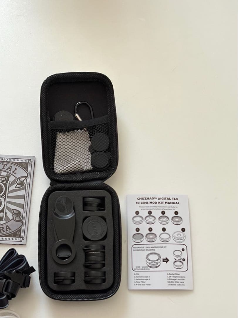 CHUZHAO 二眼レフカメラ レッド