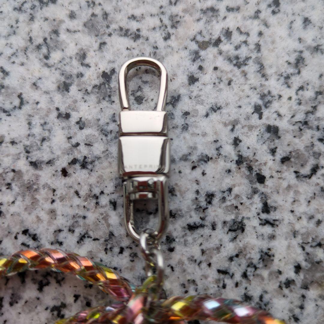 新品未使用　ANTEPRIMA Mイニシャルチャーム ストーン付き