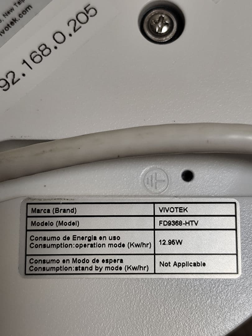 VIVOTEK ドーム FD9368-HTV 型防犯カメラ 3セット。