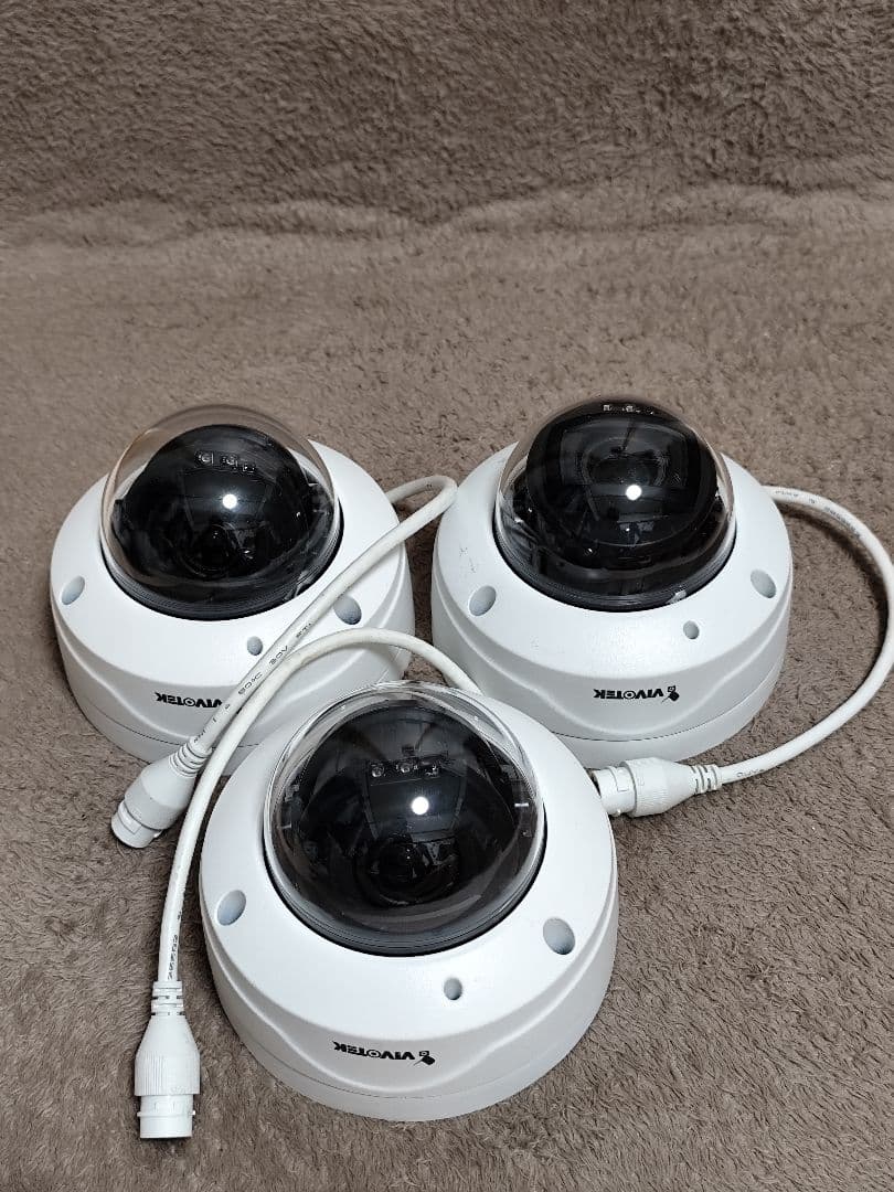 VIVOTEK ドーム FD9368-HTV 型防犯カメラ 3セット。