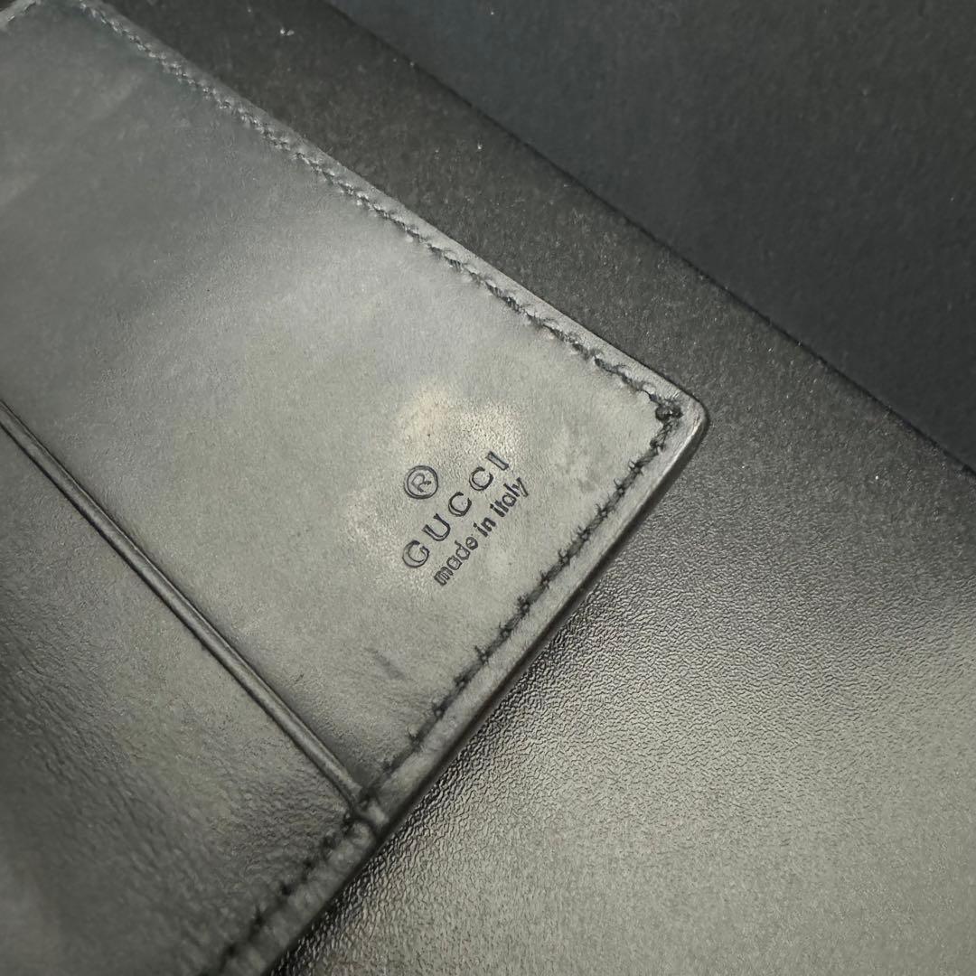『箱,付属品完備』 GUCCI キーケース レザー GGライン 6連リング