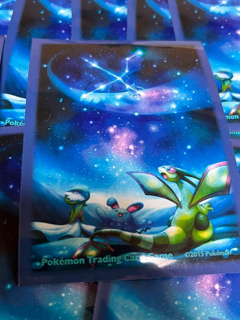 天体観測 サーナイト マリルリ フライゴン 海外デッキシールド63枚